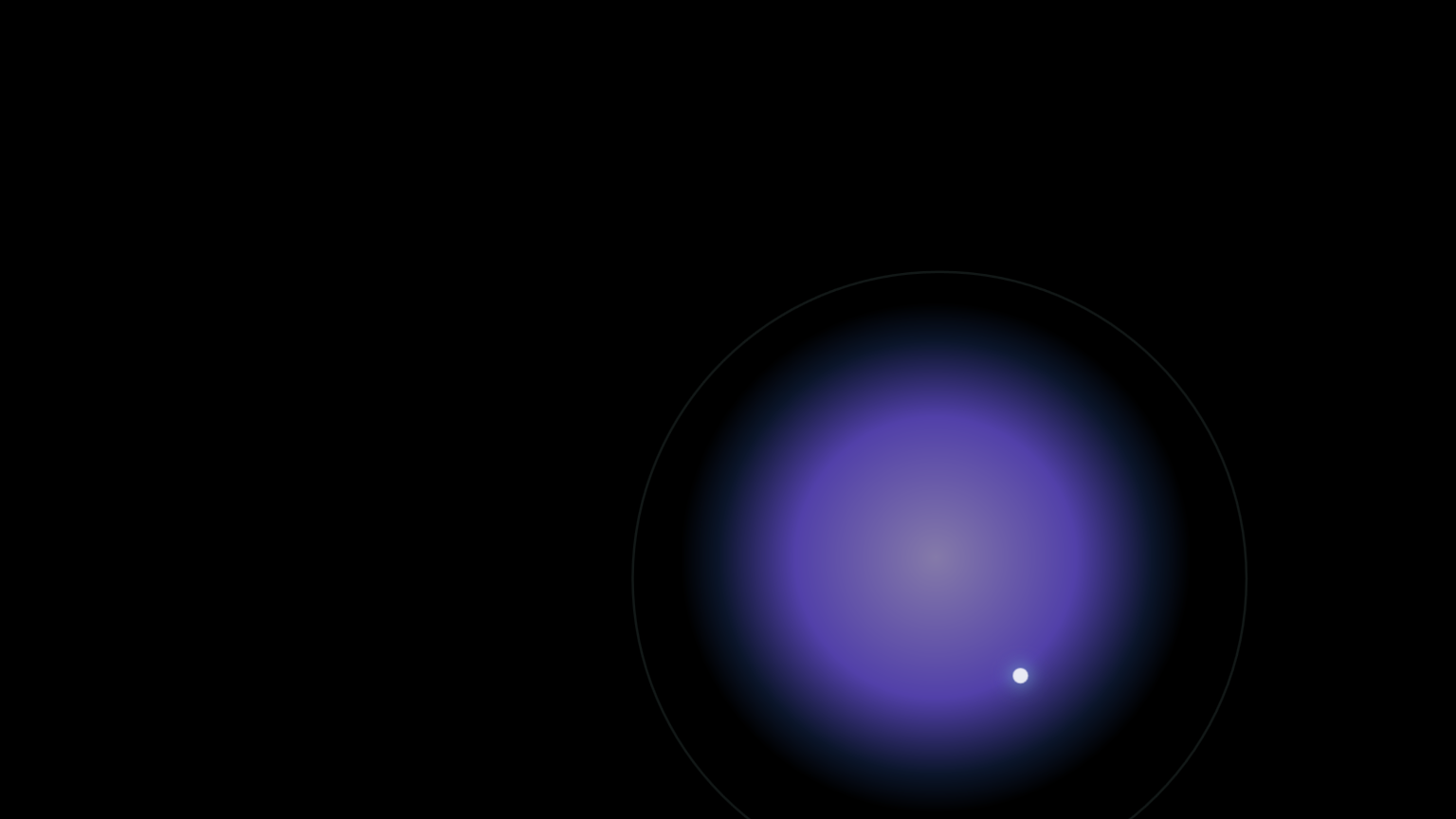 FAIRE OS interactive Windows screensaver with its luminous orb and native scrapbook interface